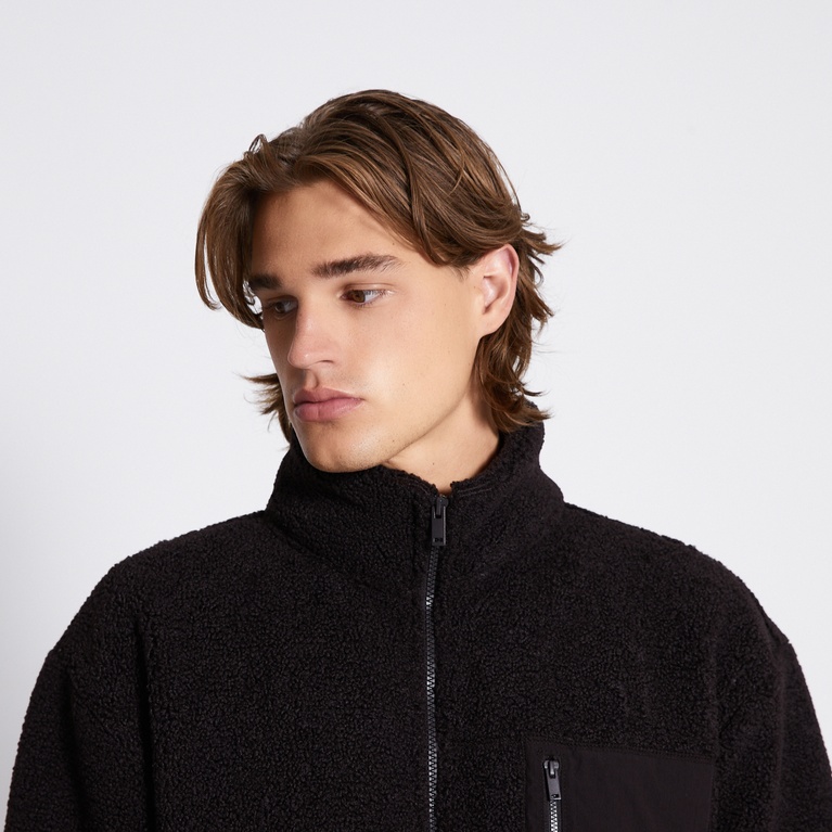 Pile jacket "Mount" Dark Brown